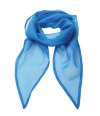 PR740 Premier 'Colours' Chiffon Scarf sapphire blue colour image